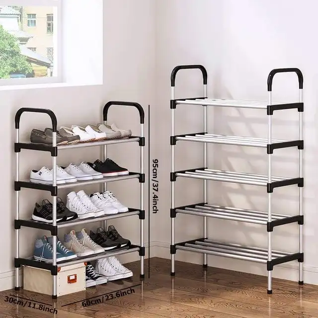 Étagère de rangement de chaussures (non pliable)