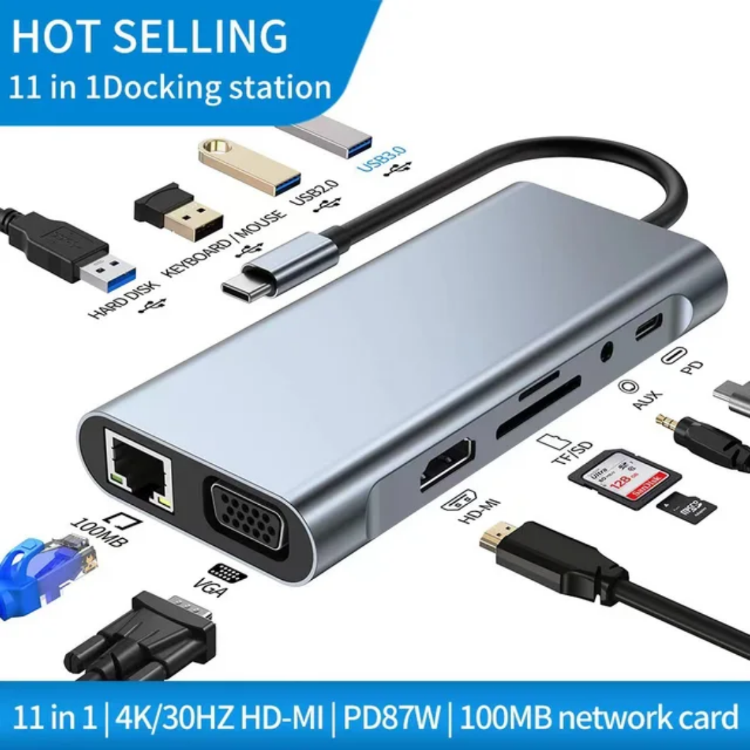 Hub USB-C 11-en-1