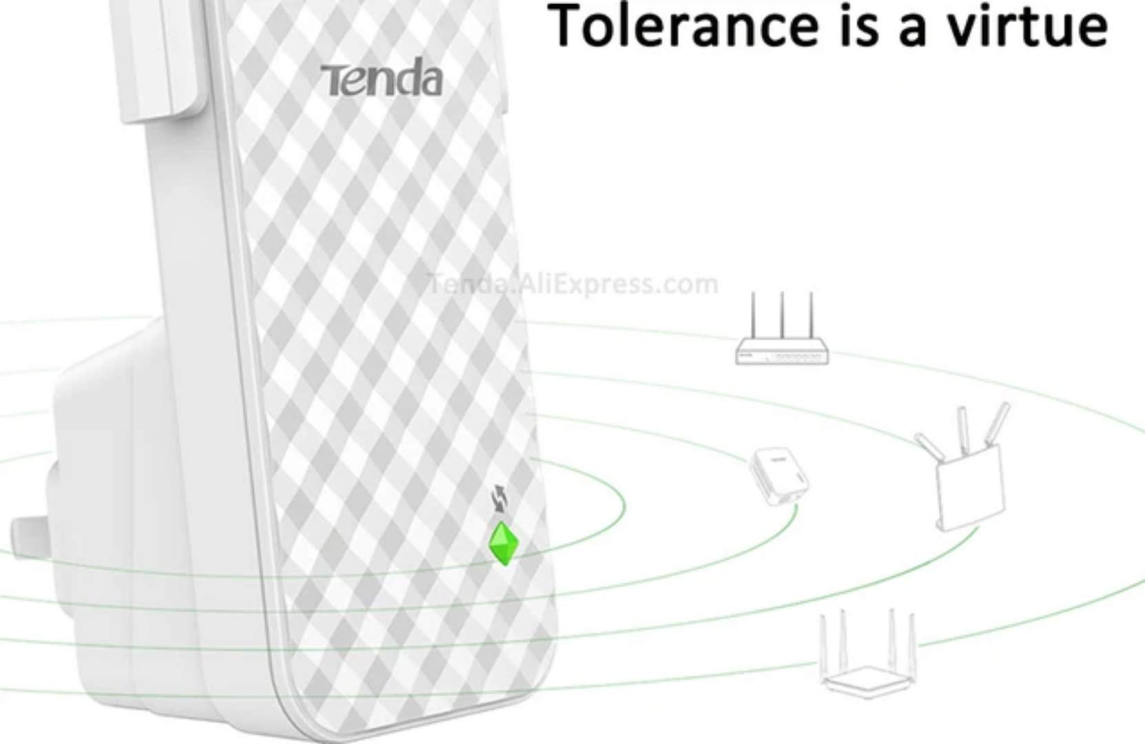 Répéteur WiFi Sans Fil Tenda A9 – Étendez Votre Co