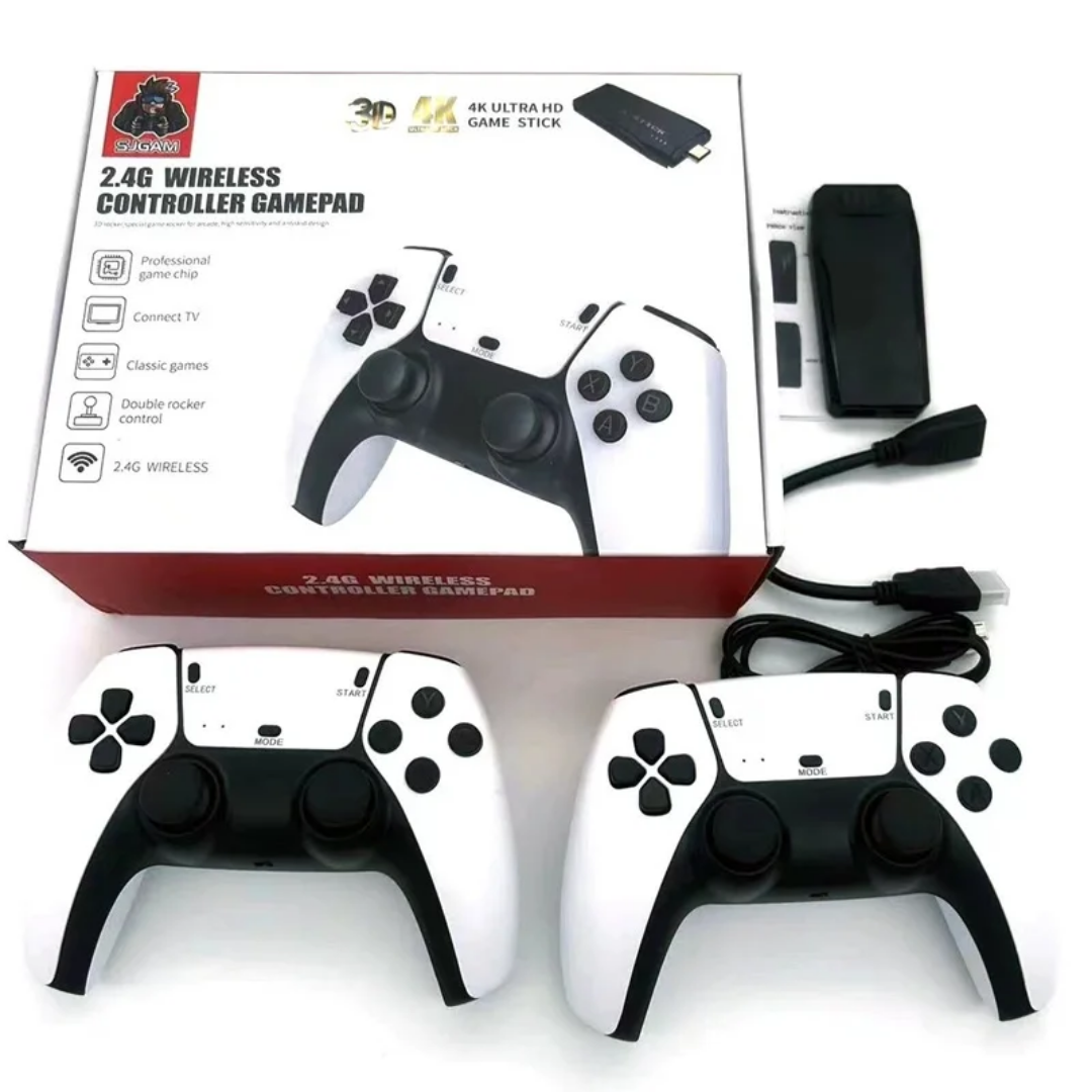 Console de Jeu Vidéo M8S – Avec Double Manettes Sa