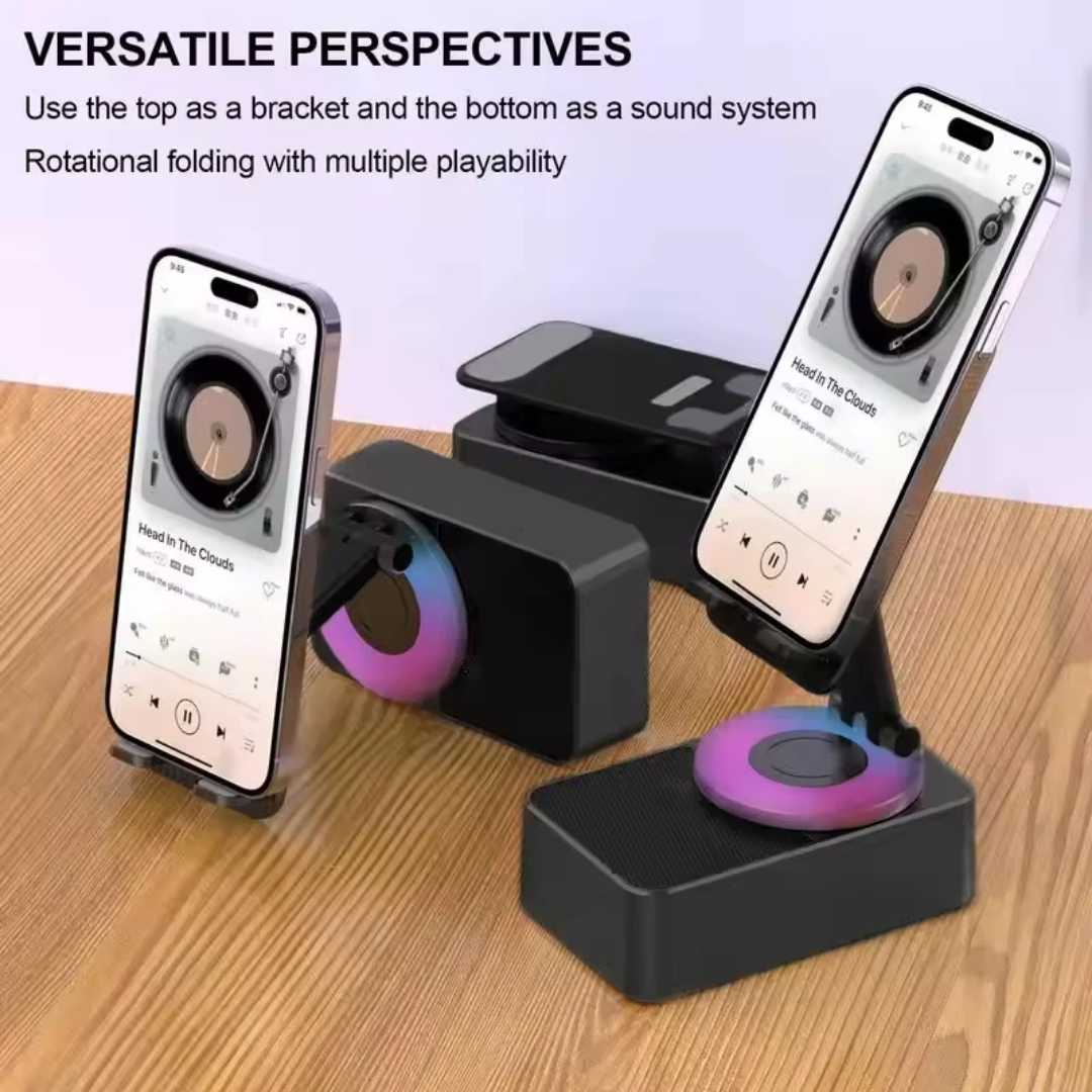 Support Téléphone Multifonction avec Haut-Parleur 