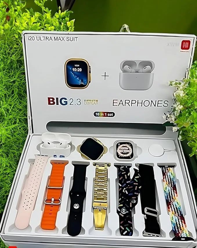 Smart Watch i20 Ultra Max Suit –Un coffret 10-en-1