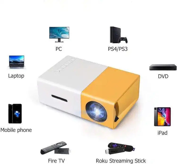 MINI PROJECTEUR YG-300 LCD 