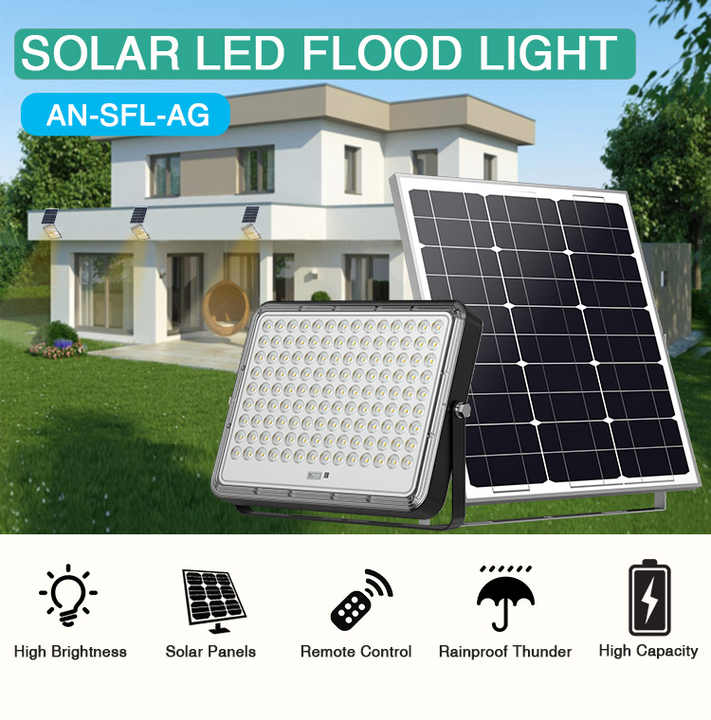 Projecteur Solaire LED AN-SFL-AG