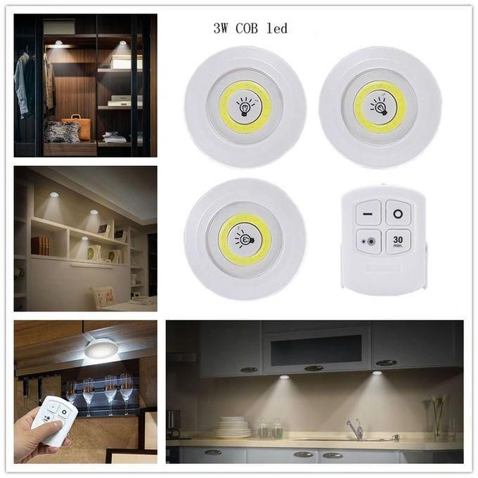 Spot LED sans fil à 3 lampes